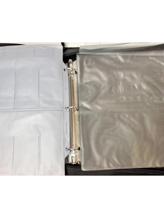 Creative Memories Memory Mate Shoulder Tote Bag 3 Ring Binder Black 14 x 14 - Picture 7 of 8